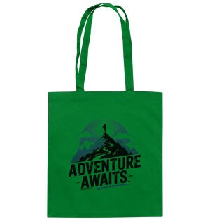 Adventure Awaits – Inspirierendes Design für Natur- und Abenteuerfans - Baumwolltasche Bright Lights Arts