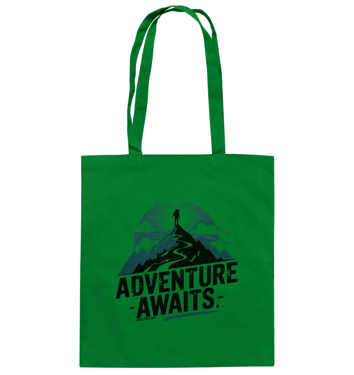 Adventure Awaits – Inspirierendes Design für Natur- und Abenteuerfans - Baumwolltasche Bright Lights Arts