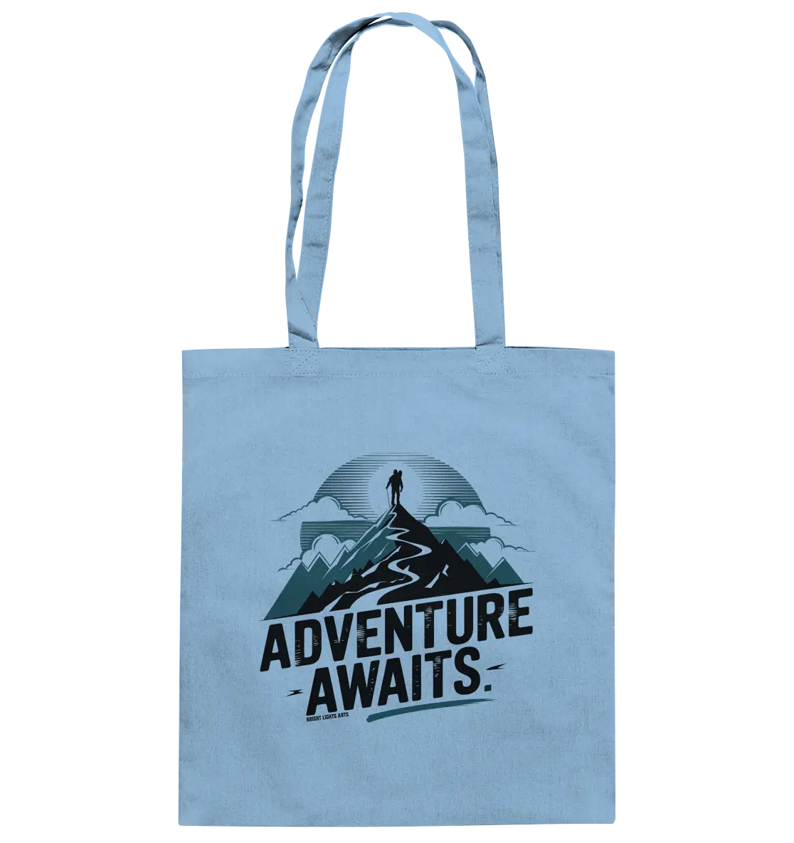 Adventure Awaits – Inspirierendes Design für Natur- und Abenteuerfans - Baumwolltasche Bright Lights Arts