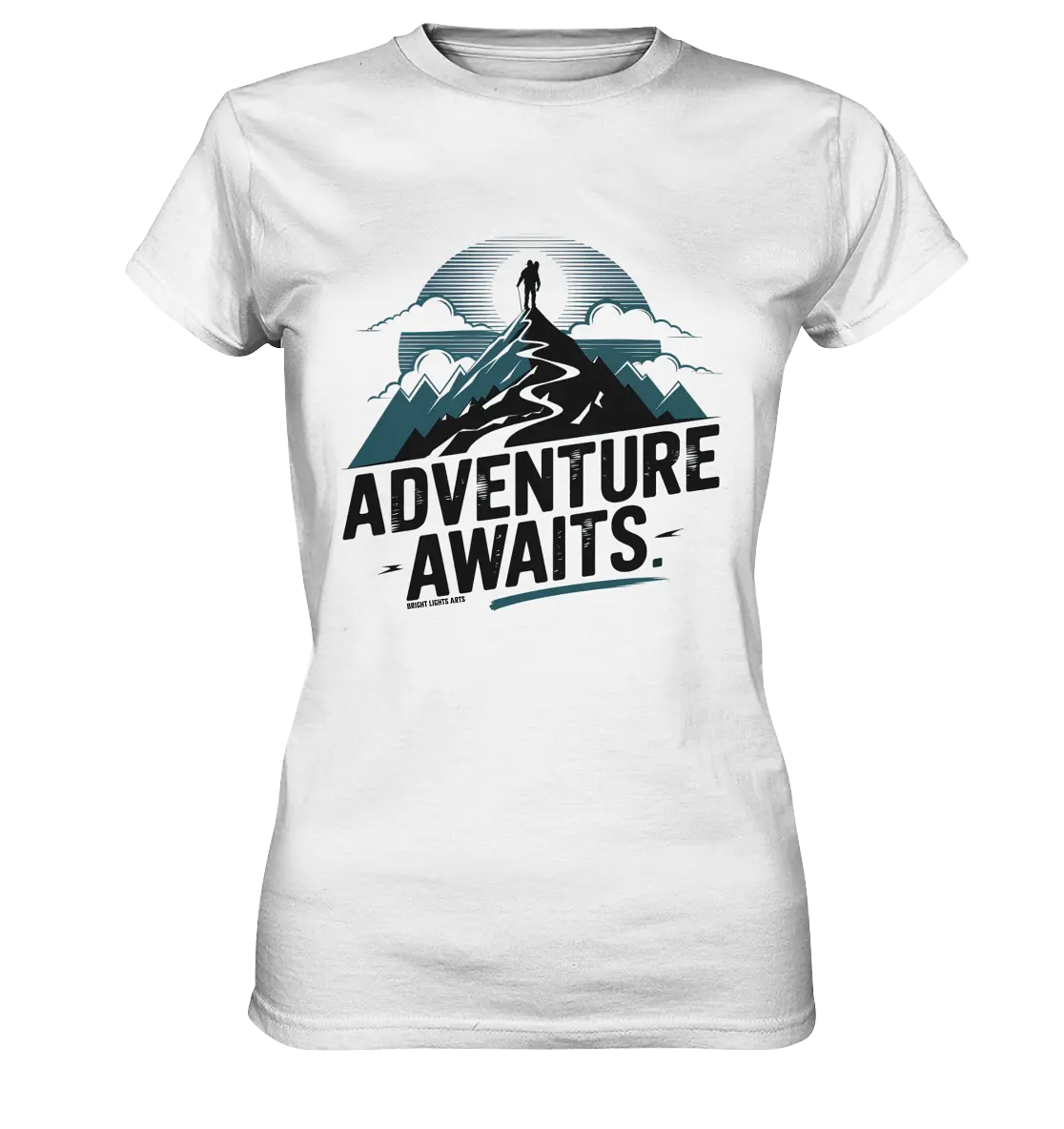 Adventure Awaits – Inspirierendes Design für Natur- und Abenteuerfans - Ladies Premium Shirt Bright Lights Arts