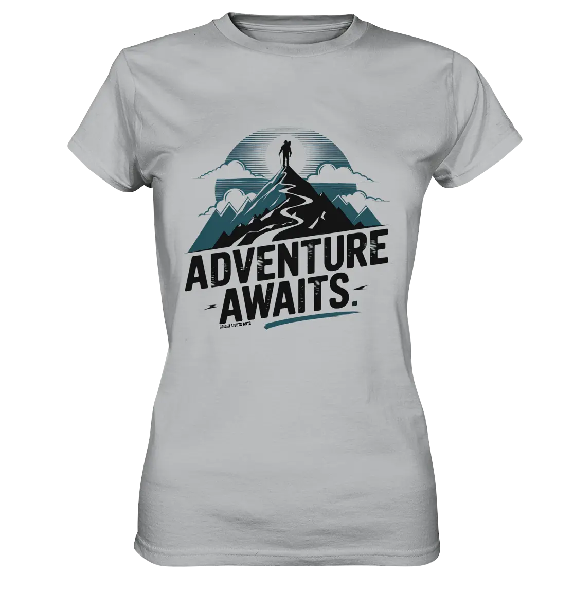 Adventure Awaits – Inspirierendes Design für Natur- und Abenteuerfans - Ladies Premium Shirt Bright Lights Arts