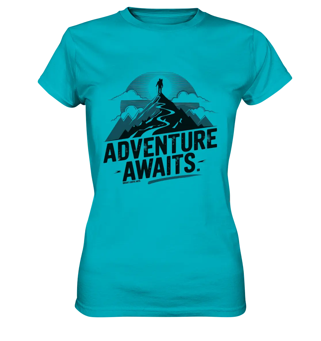 Adventure Awaits – Inspirierendes Design für Natur- und Abenteuerfans - Ladies Premium Shirt Bright Lights Arts