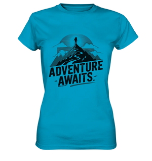 Adventure Awaits – Inspirierendes Design für Natur- und Abenteuerfans - Ladies Premium Shirt Bright Lights Arts