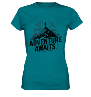 Adventure Awaits – Inspirierendes Design für Natur- und Abenteuerfans - Ladies Premium Shirt Bright Lights Arts