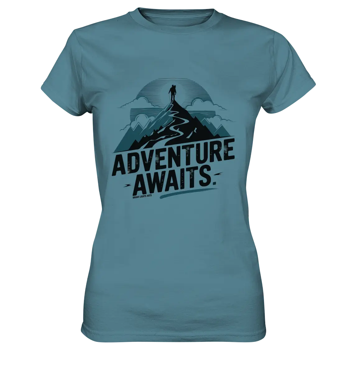 Adventure Awaits – Inspirierendes Design für Natur- und Abenteuerfans - Ladies Premium Shirt Bright Lights Arts