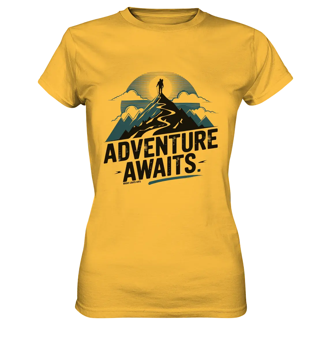 Adventure Awaits – Inspirierendes Design für Natur- und Abenteuerfans - Ladies Premium Shirt Bright Lights Arts