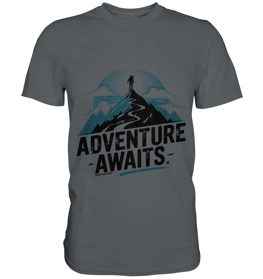 Adventure Awaits – Inspirierendes Design für Natur- und Abenteuerfans - Premium Shirt Bright Lights Arts