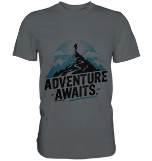 Adventure Awaits – Inspirierendes Design für Natur- und Abenteuerfans - Premium Shirt Bright Lights Arts