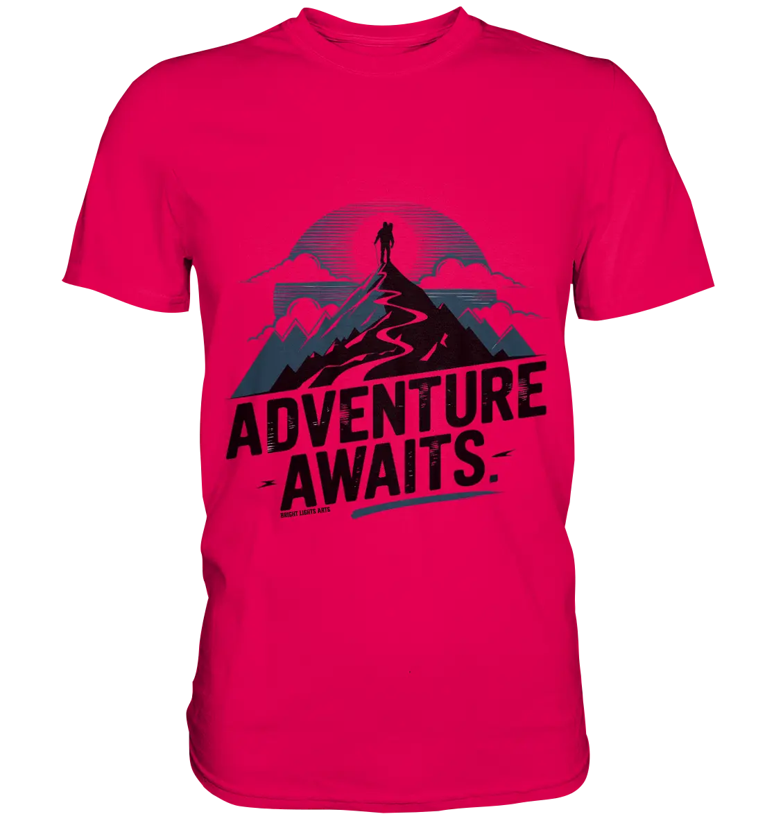 Adventure Awaits – Inspirierendes Design für Natur- und Abenteuerfans - Premium Shirt Bright Lights Arts