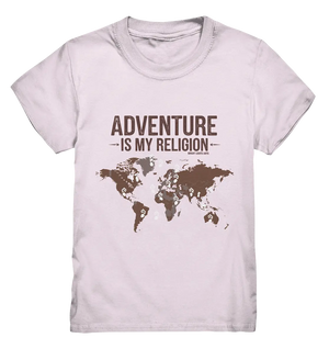 Adventure Is My Religion – Inspirierendes Weltkarten-Design für Reisende - Kids Premium Shirt Bright Lights Arts