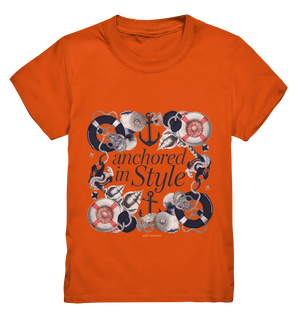 Anchored in Style – Elegantes Maritimes Design für Meerliebhaber - Kids Premium Shirt Bright Lights Arts