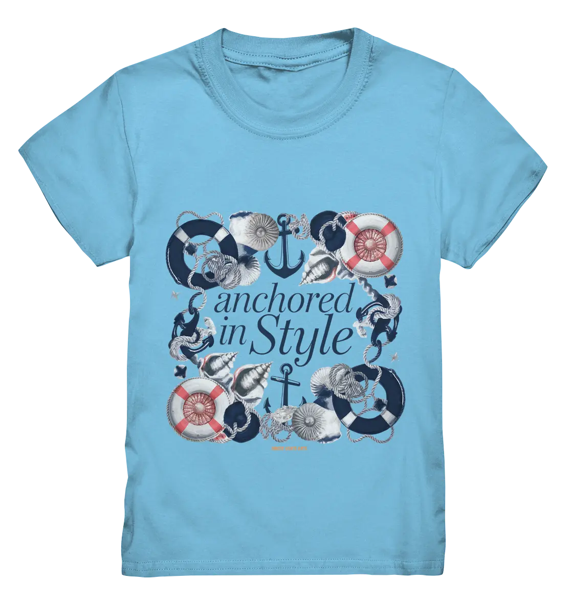 Anchored in Style – Elegantes Maritimes Design für Meerliebhaber - Kids Premium Shirt Bright Lights Arts
