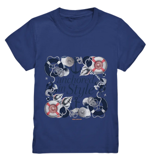 Anchored in Style – Elegantes Maritimes Design für Meerliebhaber - Kids Premium Shirt Bright Lights Arts
