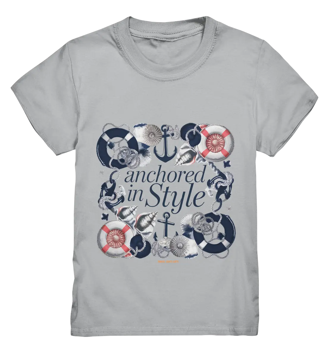 Anchored in Style – Elegantes Maritimes Design für Meerliebhaber - Kids Premium Shirt Bright Lights Arts