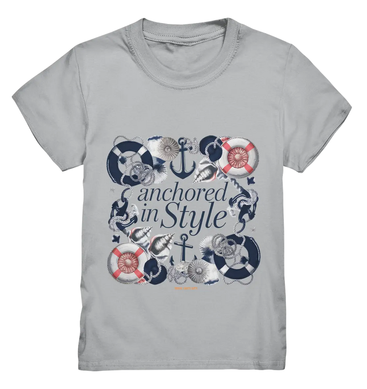 Anchored in Style – Elegantes Maritimes Design für Meerliebhaber - Kids Premium Shirt Bright Lights Arts