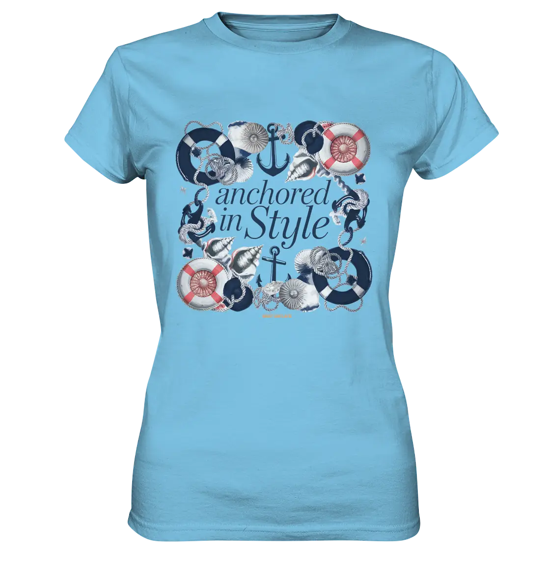 Anchored in Style – Elegantes Maritimes Design für Meerliebhaber - Ladies Premium Shirt Bright Lights Arts