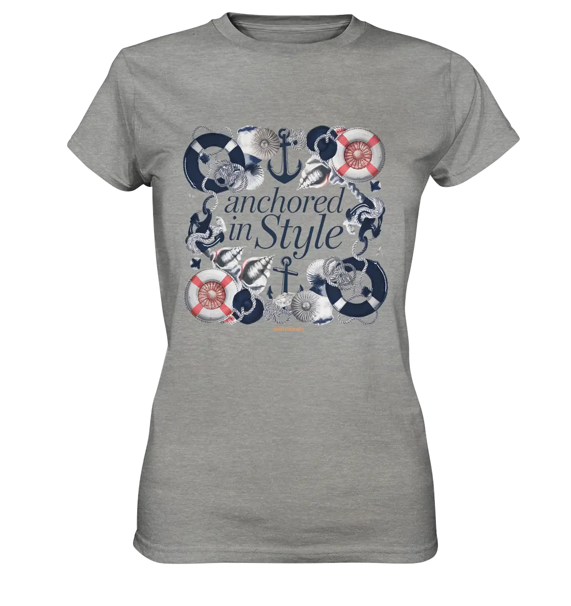 Anchored in Style – Elegantes Maritimes Design für Meerliebhaber - Ladies Premium Shirt Bright Lights Arts