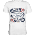 Anchored in Style – Elegantes Maritimes Design für Meerliebhaber - Premium Shirt Bright Lights Arts