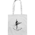 Anmut in Bewegung – Inspirierendes Ballettdesign voller Eleganz - Baumwolltasche Bright Lights Arts