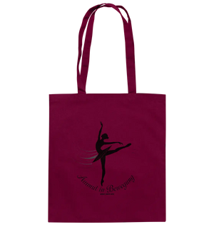 Anmut in Bewegung – Inspirierendes Ballettdesign voller Eleganz - Baumwolltasche Bright Lights Arts