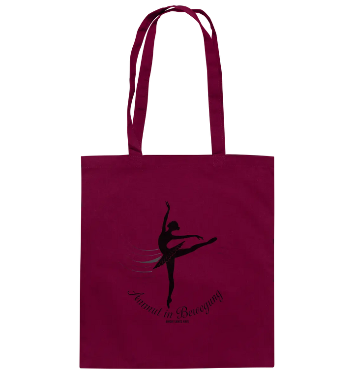 Anmut in Bewegung – Inspirierendes Ballettdesign voller Eleganz - Baumwolltasche Bright Lights Arts