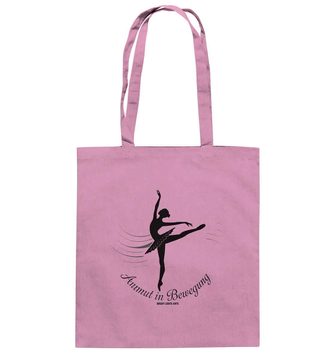 Anmut in Bewegung – Inspirierendes Ballettdesign voller Eleganz - Baumwolltasche Bright Lights Arts