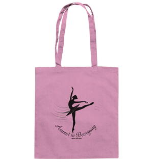 Anmut in Bewegung – Inspirierendes Ballettdesign voller Eleganz - Baumwolltasche Bright Lights Arts