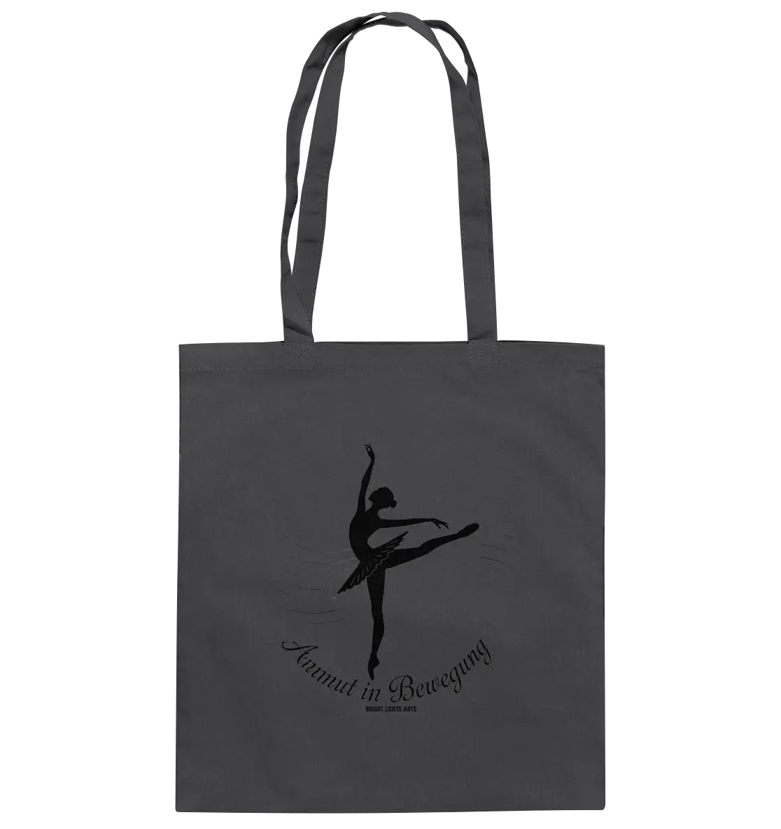 Anmut in Bewegung – Inspirierendes Ballettdesign voller Eleganz - Baumwolltasche Bright Lights Arts