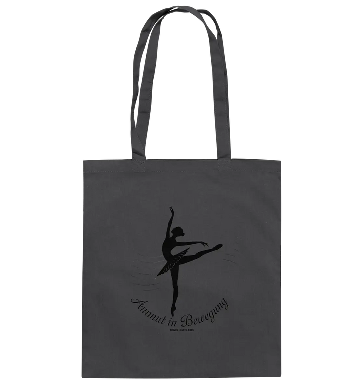 Anmut in Bewegung – Inspirierendes Ballettdesign voller Eleganz - Baumwolltasche Bright Lights Arts