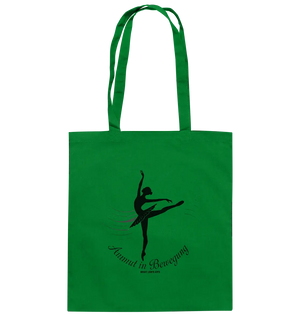 Anmut in Bewegung – Inspirierendes Ballettdesign voller Eleganz - Baumwolltasche Bright Lights Arts