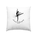 Anmut in Bewegung – Inspirierendes Ballettdesign voller Eleganz - Kissen 40x40cm Bright Lights Arts