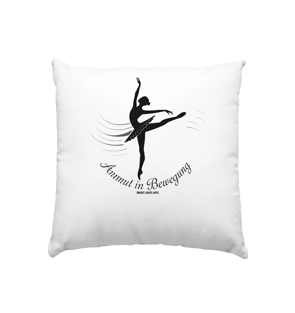 Anmut in Bewegung – Inspirierendes Ballettdesign voller Eleganz - Kissen 40x40cm Bright Lights Arts