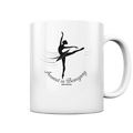 Anmut in Bewegung – Inspirierendes Ballettdesign voller Eleganz - Tasse glossy Bright Lights Arts