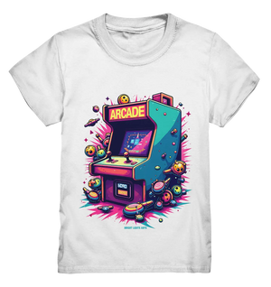 Arcade Action – Farbige Hommage an die Welt der Spielhallen - Kids Premium Shirt Bright Lights Arts