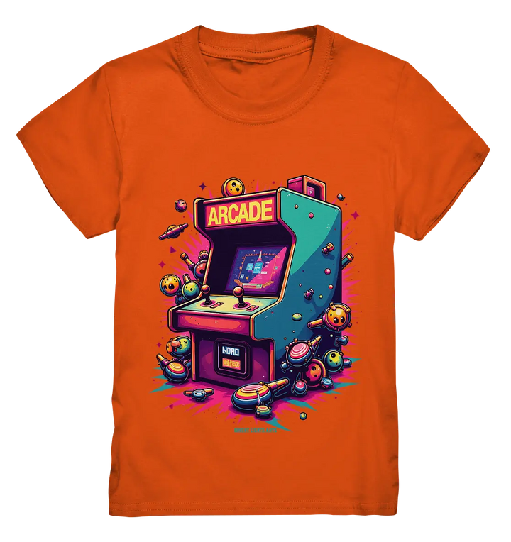 Arcade Action – Farbige Hommage an die Welt der Spielhallen - Kids Premium Shirt Bright Lights Arts