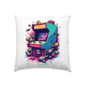 Arcade Action – Farbige Hommage an die Welt der Spielhallen - Kissen 40x40cm Bright Lights Arts