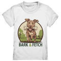 BARK & FETCH – Lebendiges Hunde-Design voller Energie - Kids Premium Shirt Bright Lights Arts