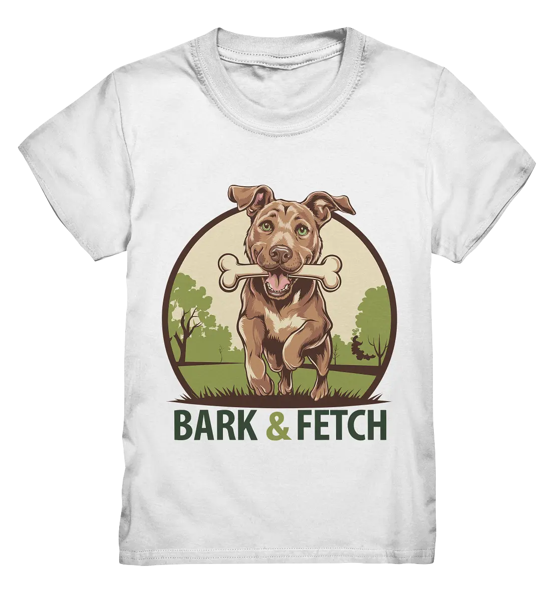 BARK & FETCH – Lebendiges Hunde-Design voller Energie - Kids Premium Shirt Bright Lights Arts