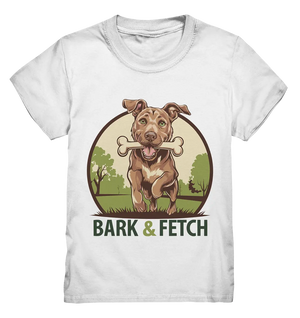 BARK & FETCH – Lebendiges Hunde-Design voller Energie - Kids Premium Shirt Bright Lights Arts
