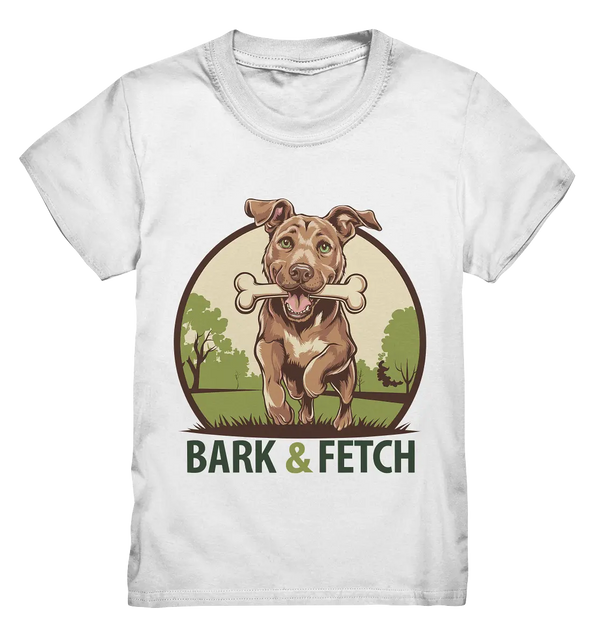 BARK & FETCH – Lebendiges Hunde-Design voller Energie - Kids Premium Shirt Bright Lights Arts