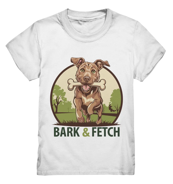 BARK & FETCH – Lebendiges Hunde-Design voller Energie - Kids Premium Shirt Bright Lights Arts