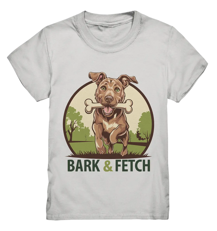 BARK & FETCH – Lebendiges Hunde-Design voller Energie - Kids Premium Shirt Bright Lights Arts