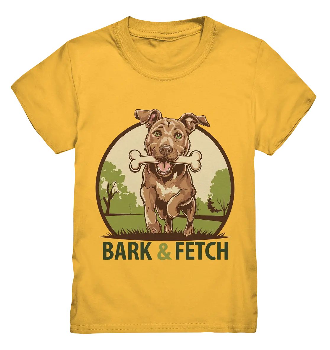 BARK & FETCH – Lebendiges Hunde-Design voller Energie - Kids Premium Shirt Bright Lights Arts