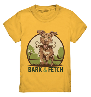 BARK & FETCH – Lebendiges Hunde-Design voller Energie - Kids Premium Shirt Bright Lights Arts