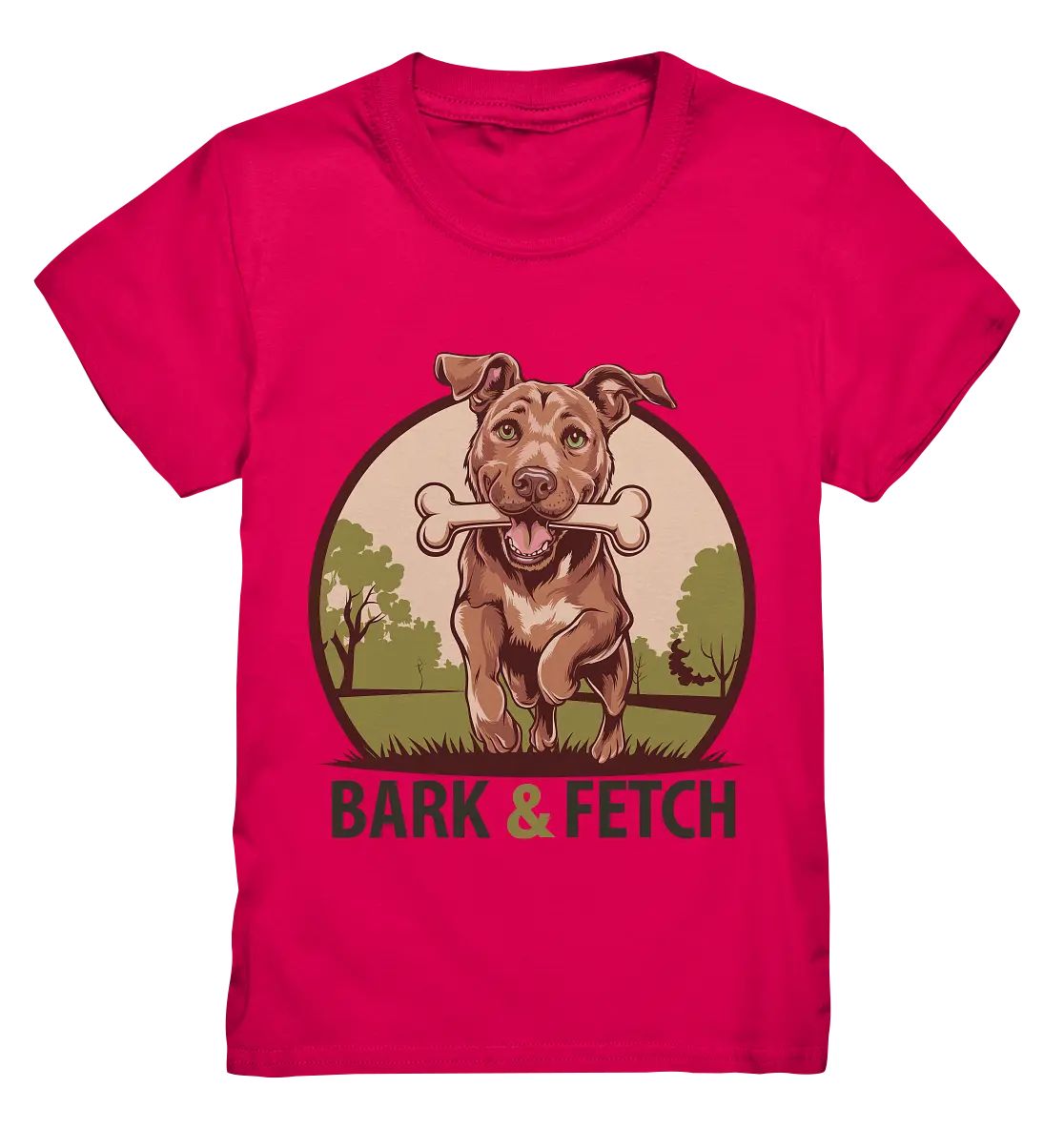 BARK & FETCH – Lebendiges Hunde-Design voller Energie - Kids Premium Shirt Bright Lights Arts