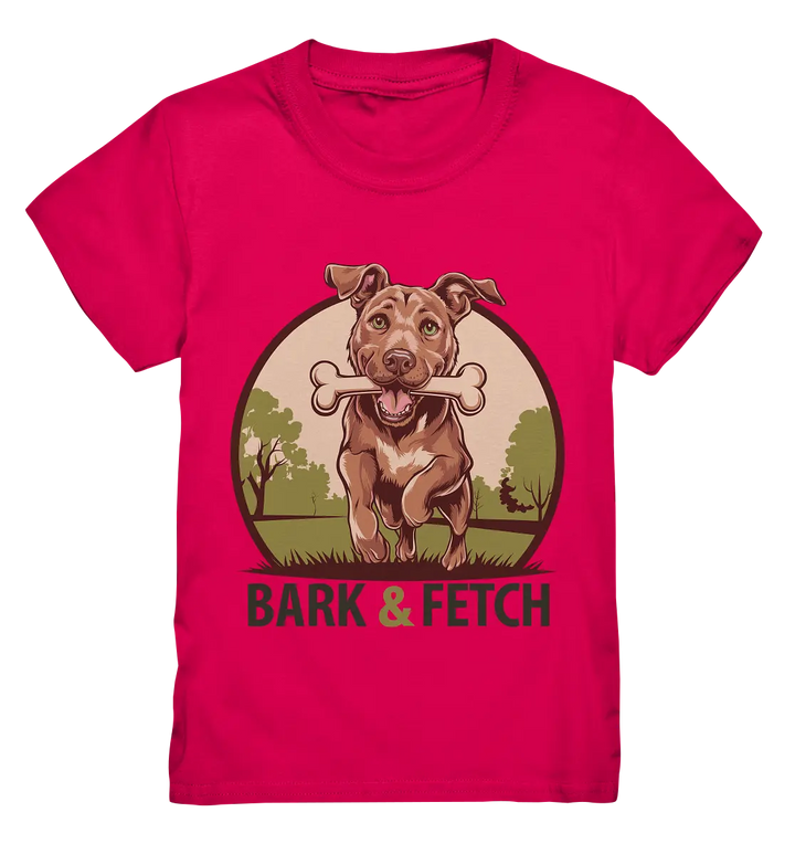 BARK & FETCH – Lebendiges Hunde-Design voller Energie - Kids Premium Shirt Bright Lights Arts