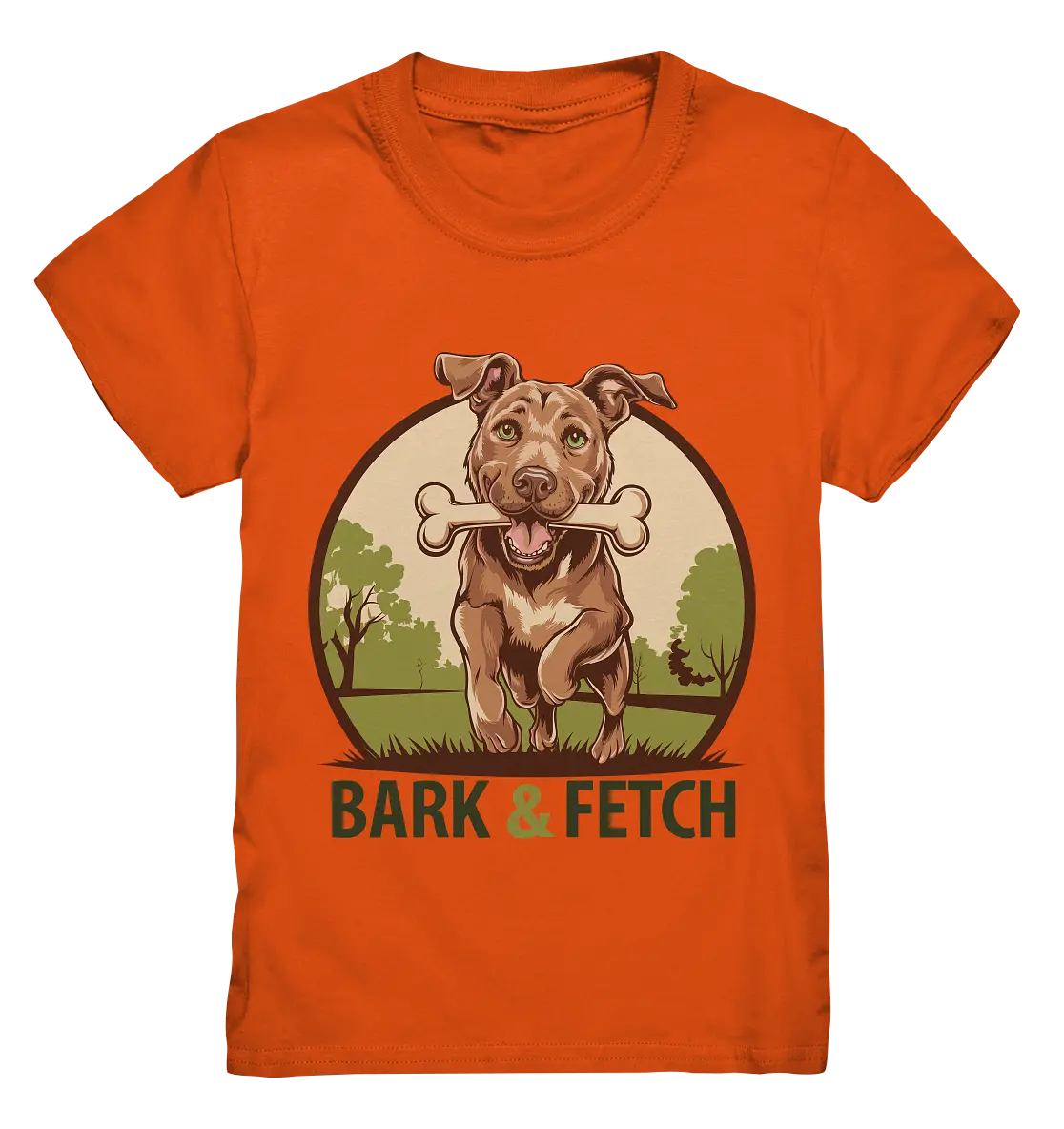 BARK & FETCH – Lebendiges Hunde-Design voller Energie - Kids Premium Shirt Bright Lights Arts