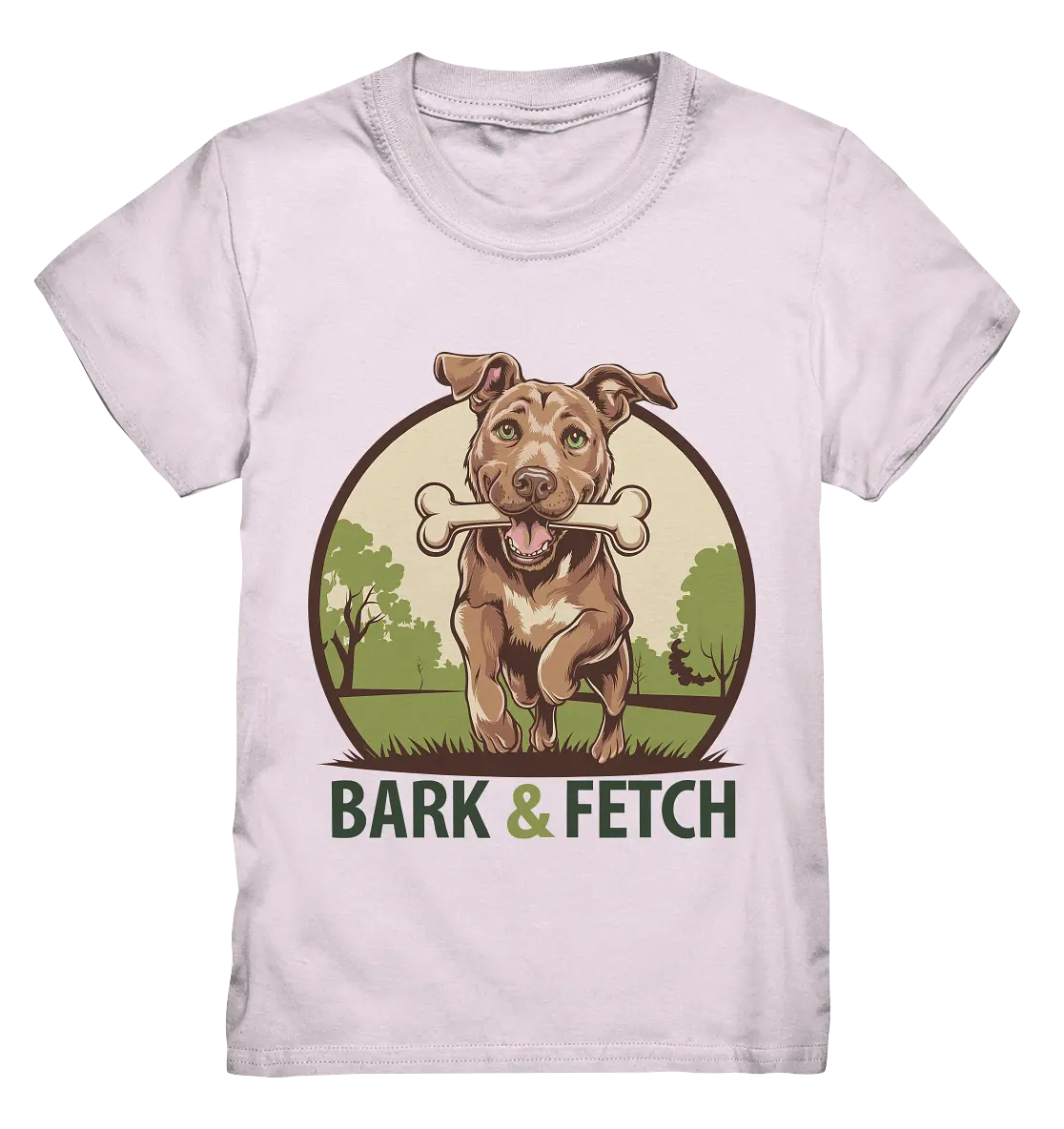 BARK & FETCH – Lebendiges Hunde-Design voller Energie - Kids Premium Shirt Bright Lights Arts