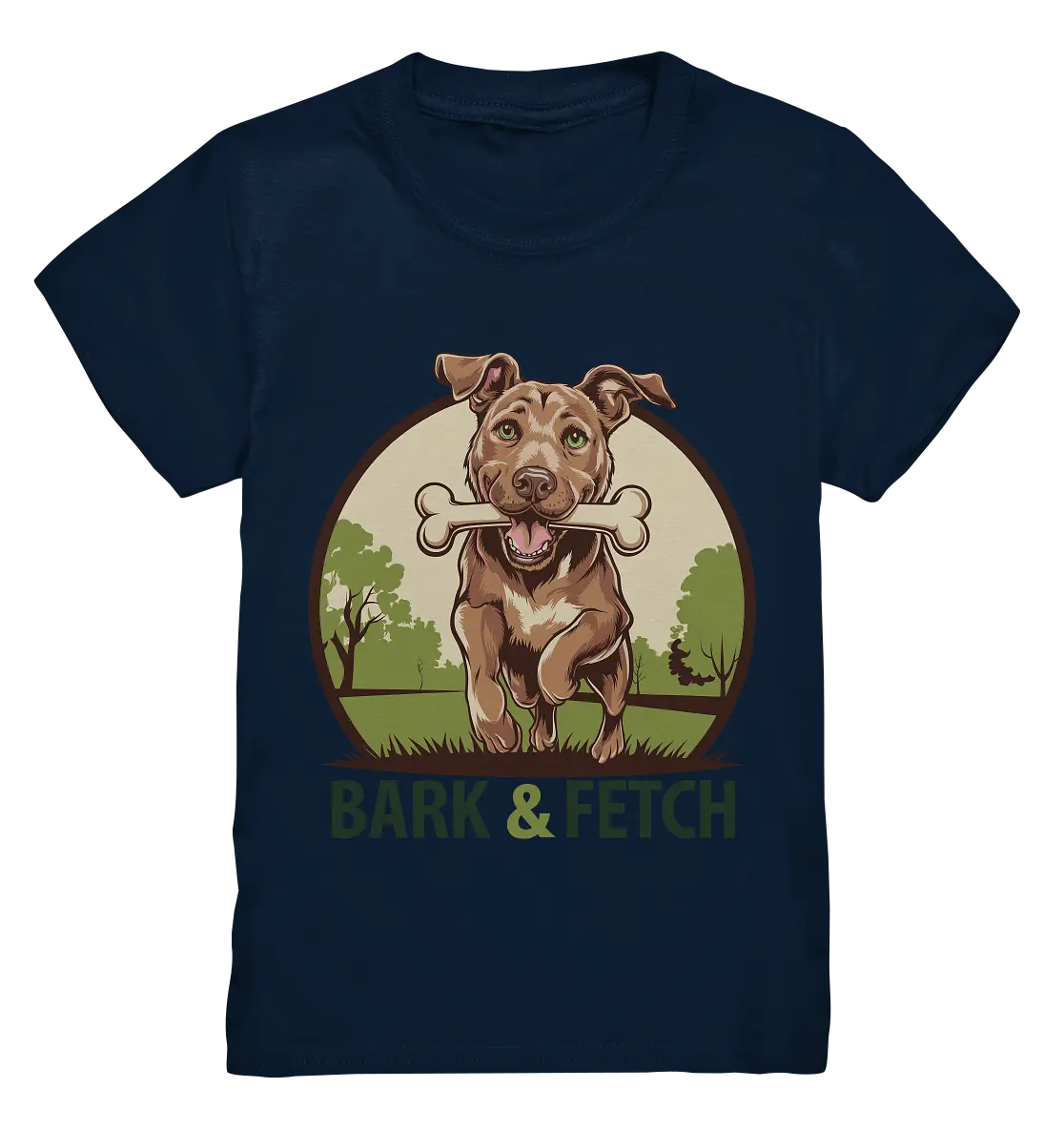BARK & FETCH – Lebendiges Hunde-Design voller Energie - Kids Premium Shirt Bright Lights Arts