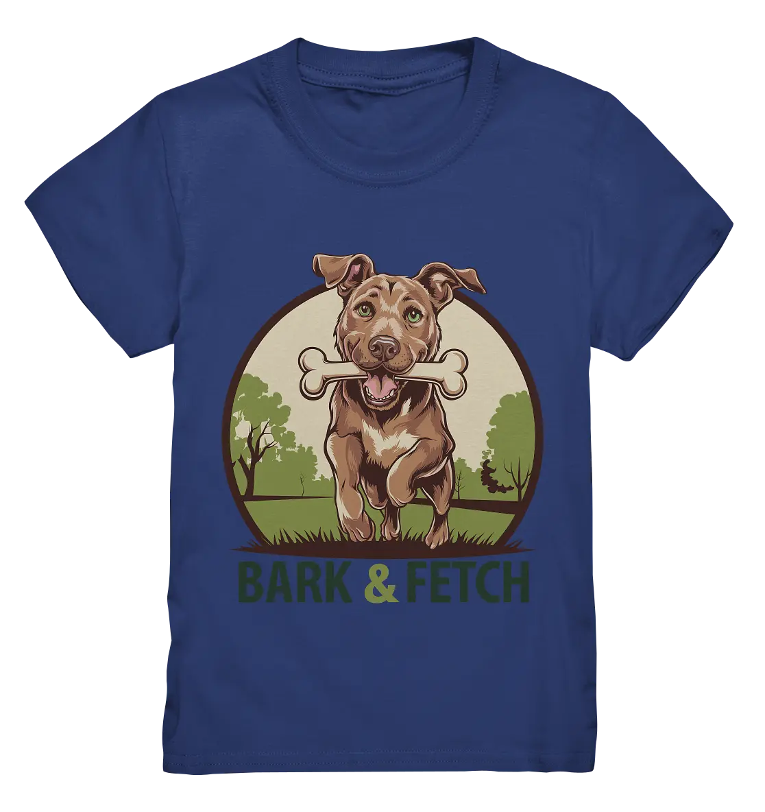 BARK & FETCH – Lebendiges Hunde-Design voller Energie - Kids Premium Shirt Bright Lights Arts